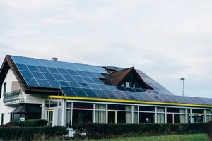 Placa de energia solar residencial